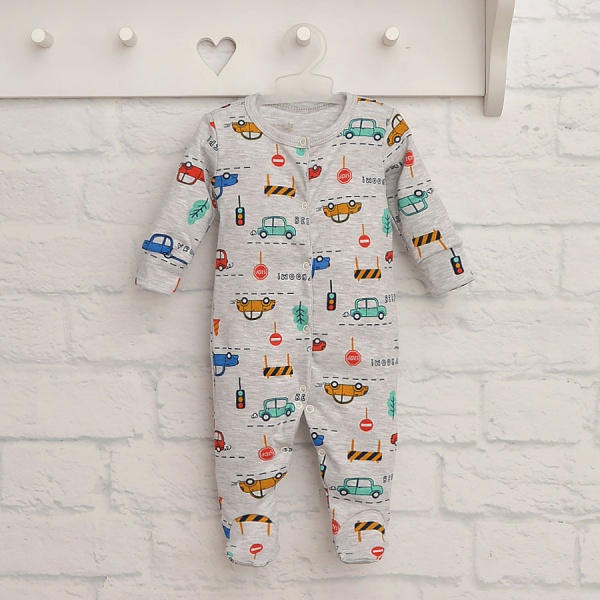 Чоловічок для хлопчика Blanka Авто р.86 сірий 110133 