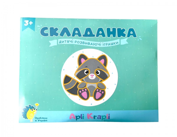 Пазл-мозаїка Apli Krapli Складанка Єнот СК-06