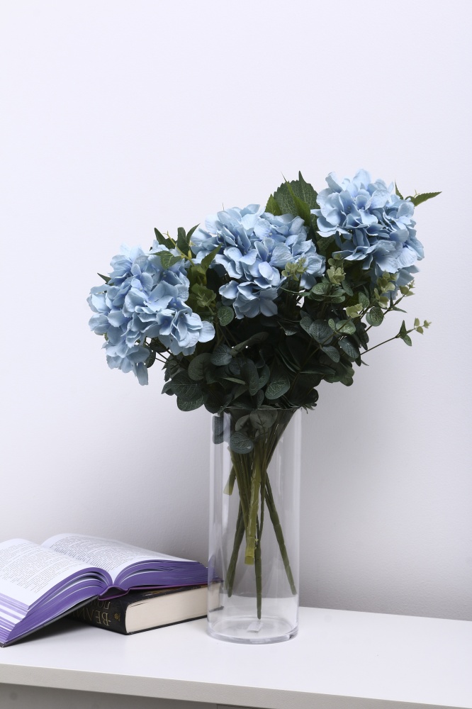 Ваза скляна Wrzesniak Glassworks циліндр 30 см прозора 17-699