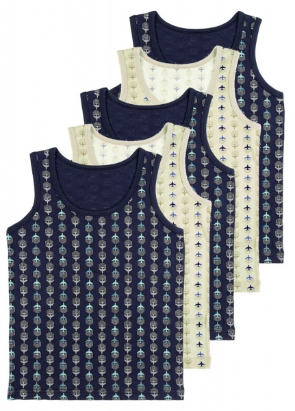 Майка детская для мальчиковдетские DONI 77765 р.146-152 в ассортименте 