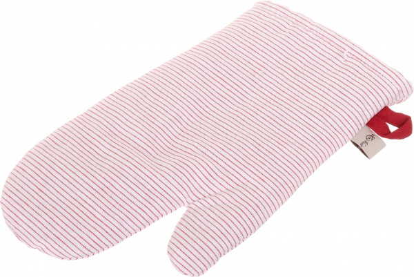 Рукавица красная полоска 18x31 см красный La Nuit 