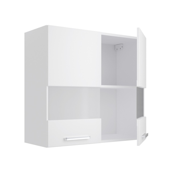 Шафа верхня Аліна В 80/71.8 ВТ білий/білий Сокме