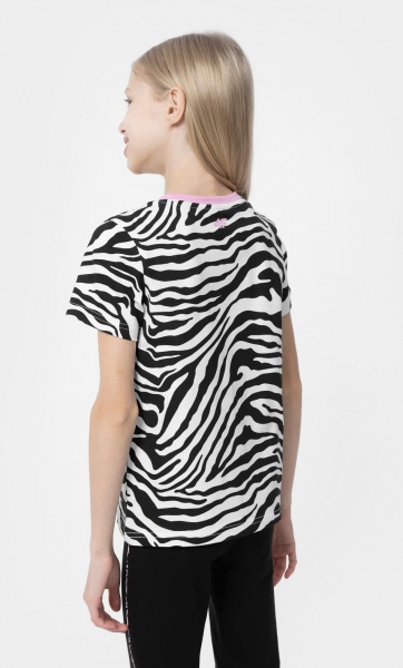 Футболка 4F TSHIRT F1011 4FJSS23TTSHF1011-11A р.146 білий