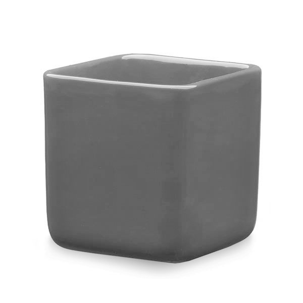 Кашпо керамическое Santino HORTI-1 квадратный 1,5 л серый (O-39-10-J-22-00) 