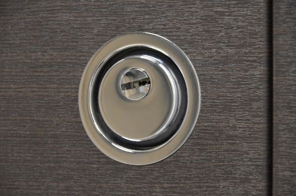 Двері вхідні Міністерство дверей ПК 180/161 венге горизонт темний / царга шалє 2050x960мм праві