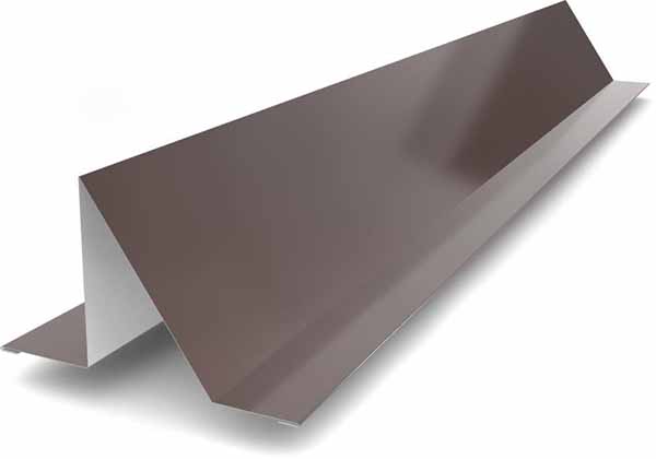 Планка снегозадержателя глянцевая PSM RAL 8017 коричневая 2м