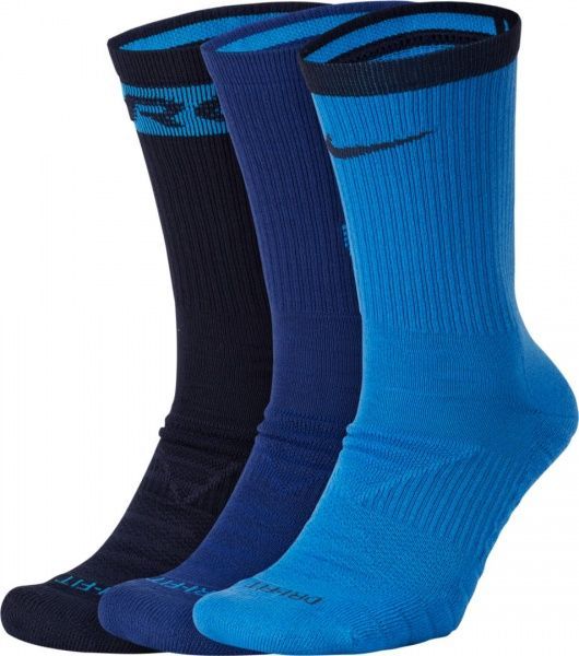 Носки Nike U NK EVERYDAY MAX CUSH CREW 3P р.S CN9633-907 разноцветный