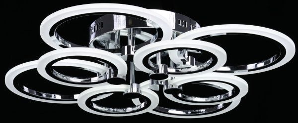 Люстра стельова Victoria Lighting Fanny/PL8 з пультом ДК 160 Вт хром Fanny/PL8 