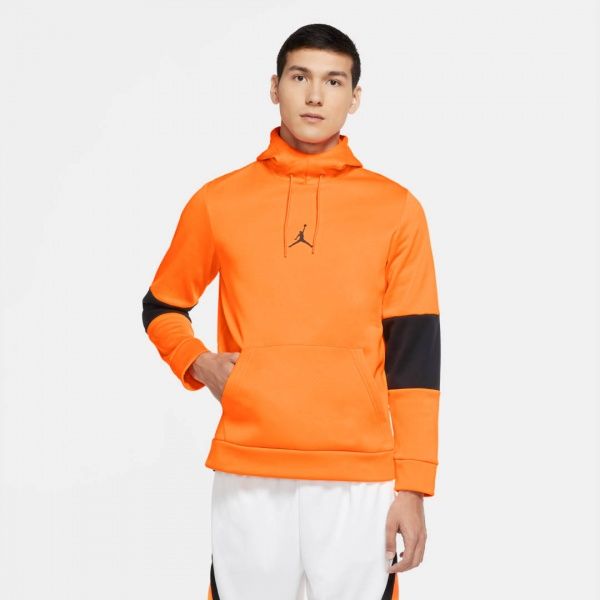Джемпер Nike M J AIR THERMA FLC PO CK6789-803 р. S помаранчевий
