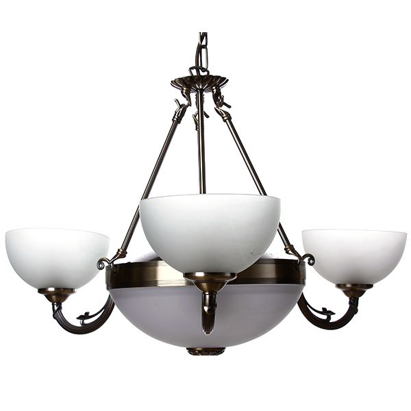 Люстра подвесная Eglo SAVOY 3x40 Вт E14 2х60 Вт E27 бронзовый 82748