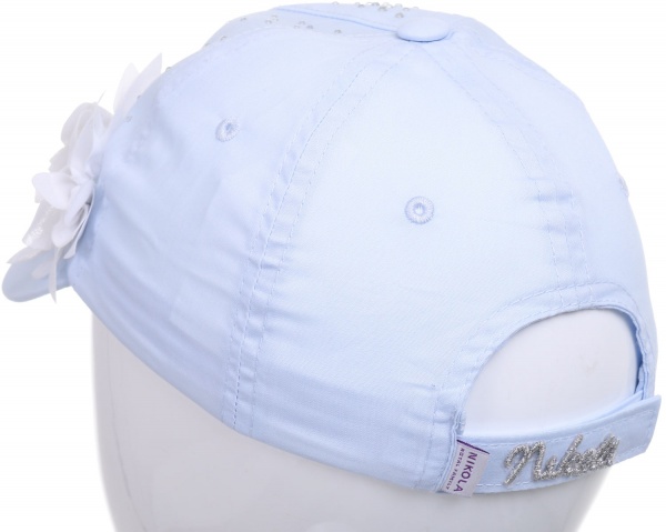 Кепка для девочек Pampona 21 L 07 р.48 светло-голубой 