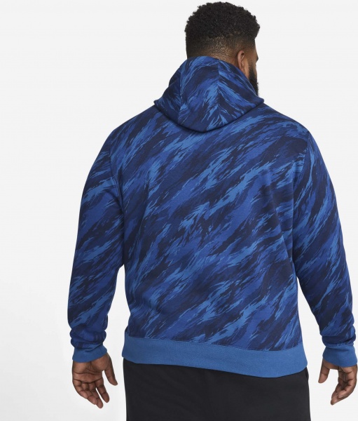 Джемпер Nike M NSW SPE+ PO BB HOODIE AOP 1 DD5126-476 р. XL синій