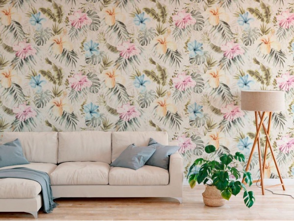 Обои виниловые на флизелиновой основе Vinil Парадиз стена СШТ 5-1553 1,06x10,05 м 