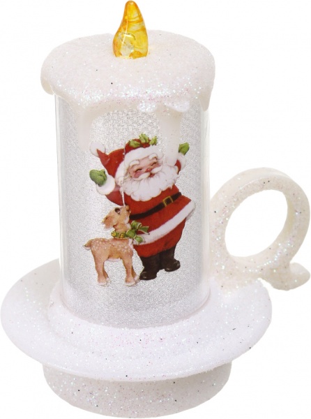 Свічка світлодіодна новорічна на підставці LZ-0811 світлодіодна (LED) 