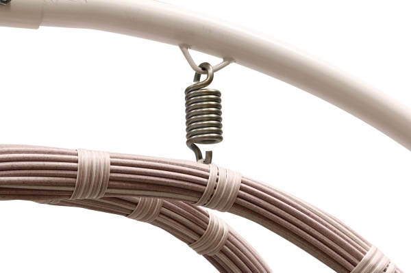 Кресло-кокон Цитрус двухместный плетение ромб прованс