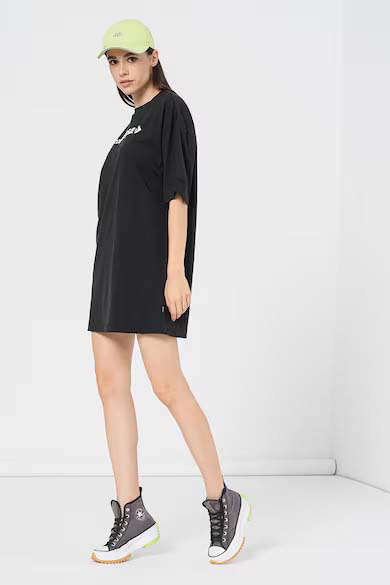 Футболка Converse OVERSIZED WORDMARK TEE 10023921-001 р.S черный