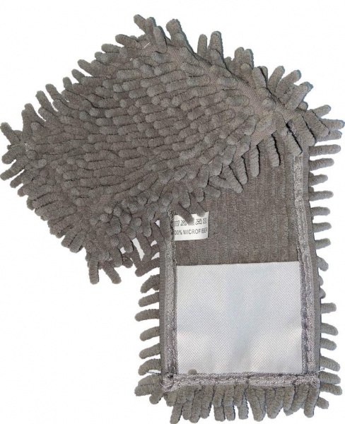 Змінна насадка до швабри шиньйон PREMIUM 43 см сіра 