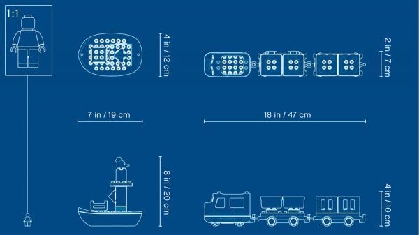 Конструктор LEGO Duplo Town Вантажний потяг 10875