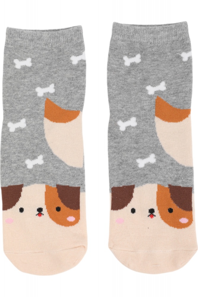 Шкарпетки жіночі La Nuit Home Песик р.one size сірий