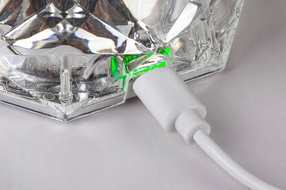 Светильник настольный аккумуляторный Rabalux Сигги 1,5 Вт прозрачный 76015