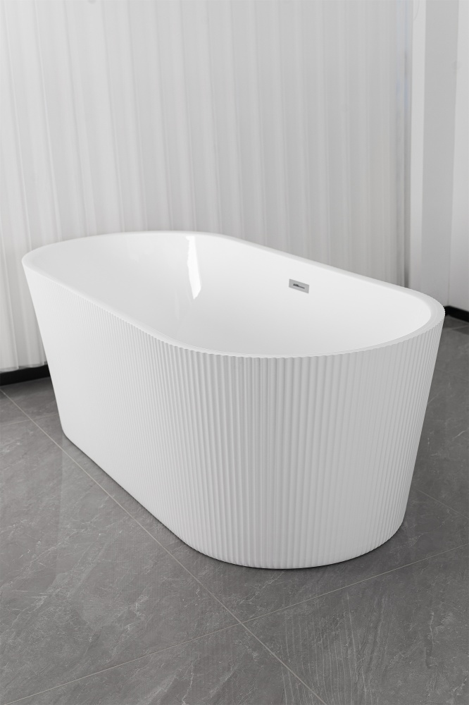 Ванна акрилова EGO WAVE окремостояча MS-03 білий 170х75 см