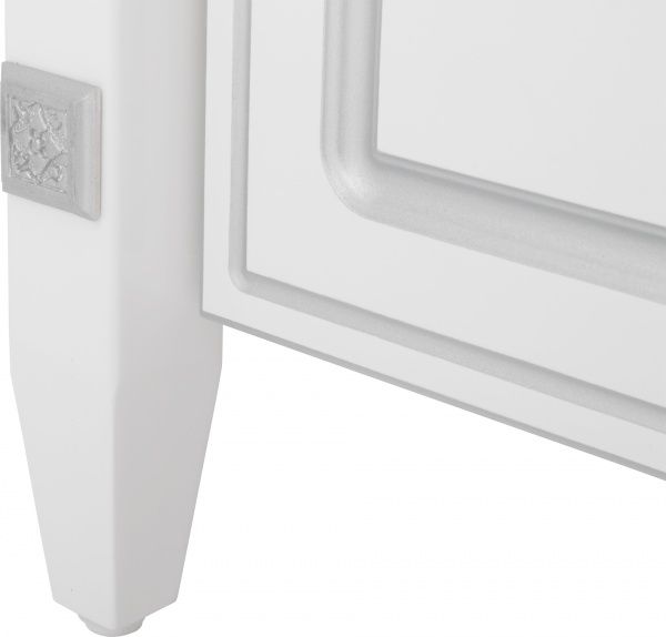 Пенал напольный Сансервіс Romance 45x39,5x180 R с серебряной патиной