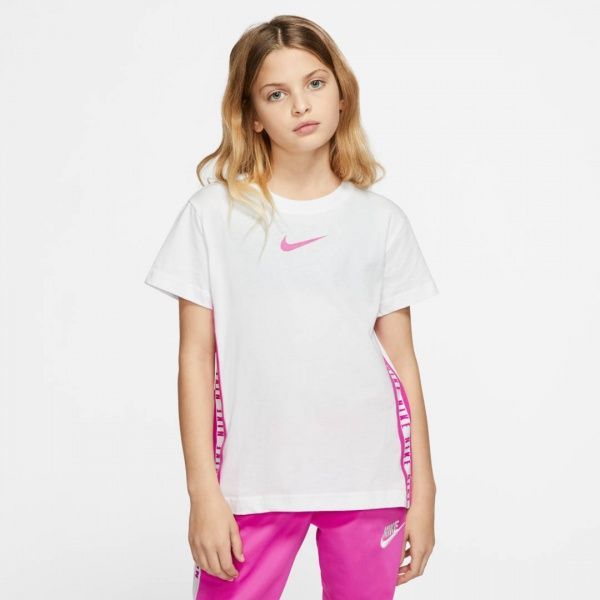 Футболка Nike G NSW TEE DPTL TRICOT TRACK CT2788-100 M білий