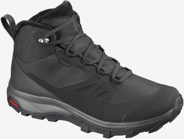 Ботинки Salomon OUTsnap CSWP W Black/Ebony/Black L41110100 р. UK 7 черный