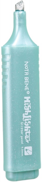 Маркер текстовый Nota Bene with glitter 521B-24 blue голубой 