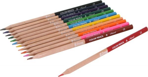 Карандаши цветные Nature красный 12 шт.