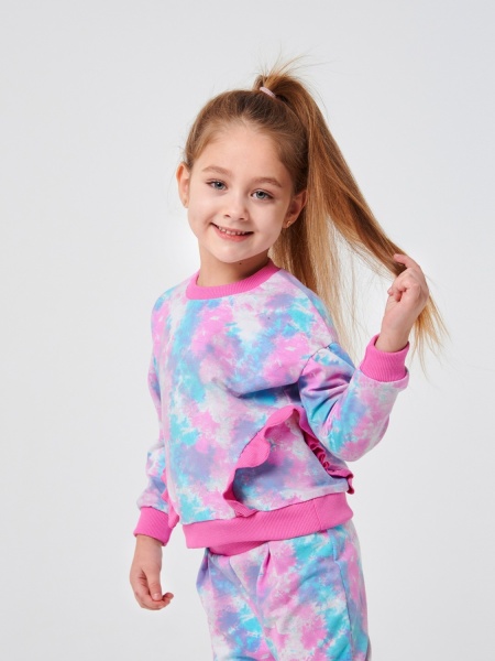 Свитшот для девочки Smil р.116 разноцветный 