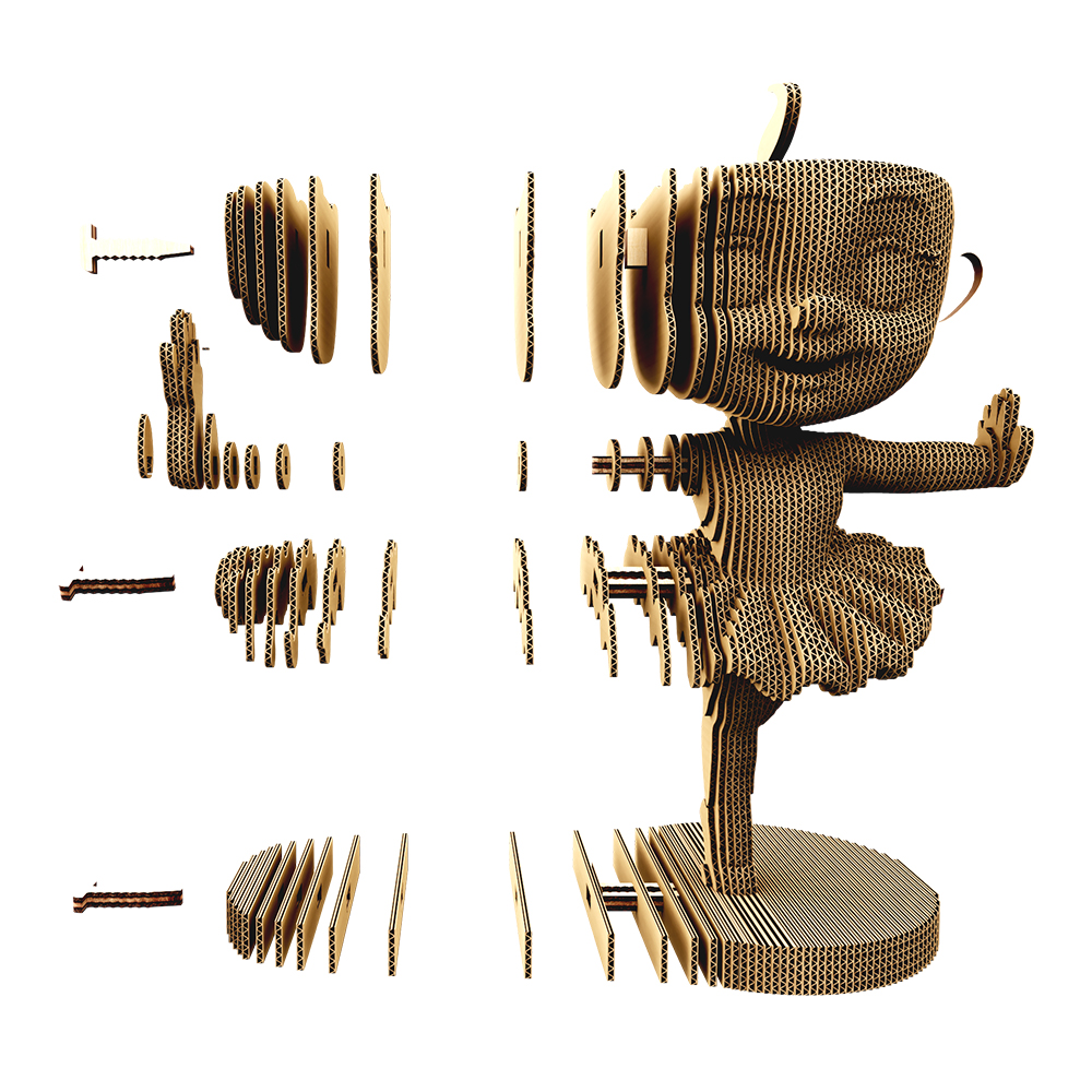 Конструктор картонний Cartonic 3D Puzzle BALLERINA CAPPUCCINA AND FRIENDS