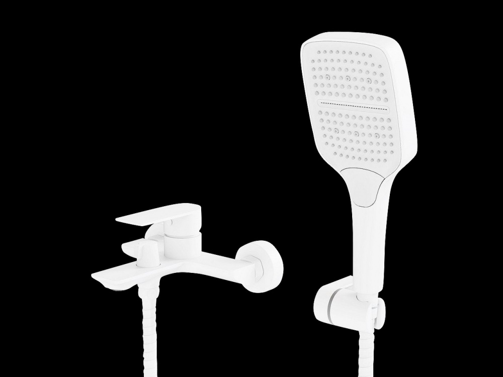 Змішувач для ванни Aqua Rodos MODENA 09 White Matte АР000133574