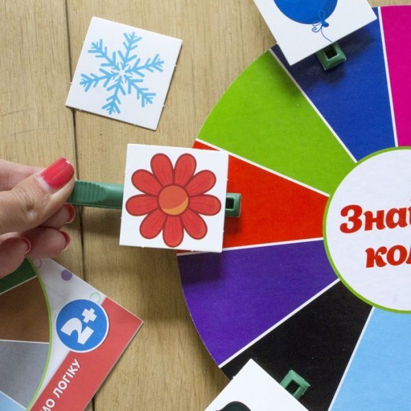 Гра настільна Ранок Я граюся з прищіпочками. Вивчаємо кольори 293225