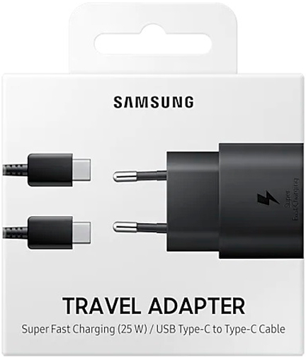 Мережевий зарядний пристрій Samsung 25W Travel Adapter Black (EP-TA800NBEGRU) 