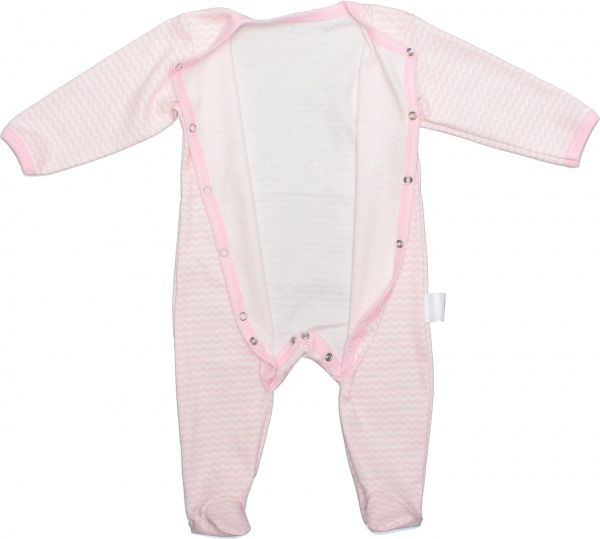 Комбинезон детский для девочки Маленькие люди зигзаги 9001-110 р.74 розовый 