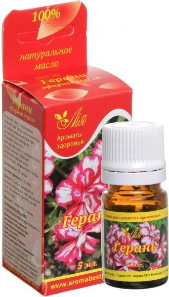 Эфирное масло Лия Герань 5 мл 