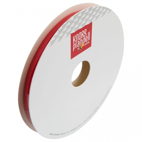 Стрічка декоративна Knorr Prandell органза 0,6 см 10 м червоний 