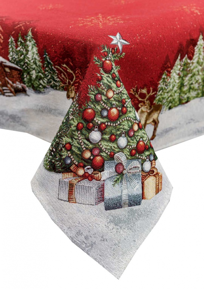 Скатерть Красная луна 135x350 см La Nuit