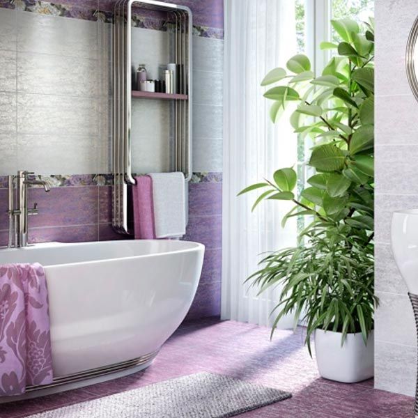 Плитка InterCerama METALICO фіолетова темна 89 052 23x50