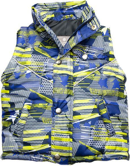 Куртка-жилетка Модний Карапуз р.86 синий с желтым 03-00838-0 