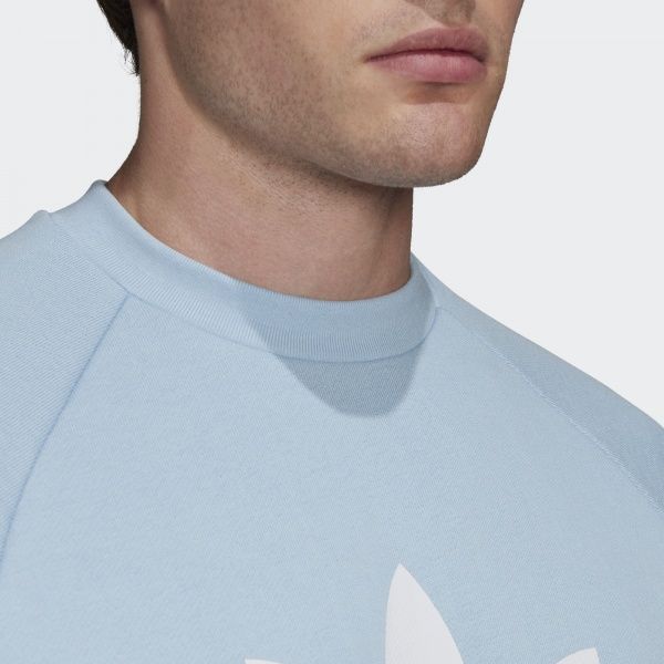 Світшот Adidas TREFOIL CREW FM3782 р. M блакитний