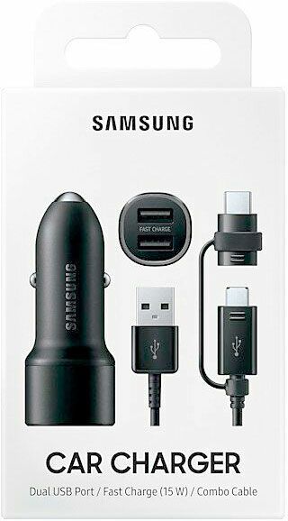 Автомобильное зарядное устройство Samsung EP-L1100WBEGRU 