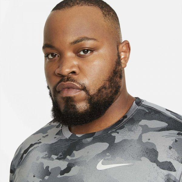 Футболка Nike M NK DRY TEE LEG CAMO AOP CU8477-084 3XL сірий