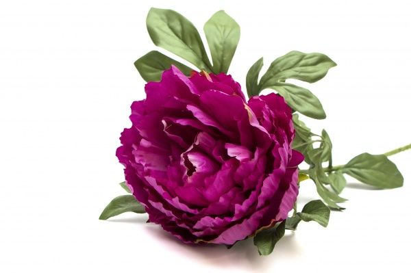 Квітка штучна Півонія 83 см фіолетового кольору Девілон
