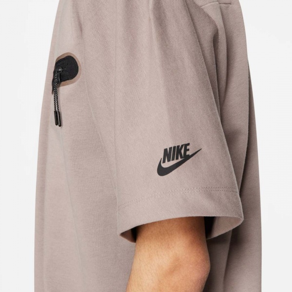 Футболка Nike M NSW PE SS KNIT TOP DA0797-229 р.XL коричневий