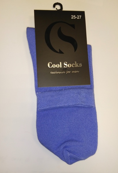 Шкарпетки чоловічі Cool Socks 17301 р. 25-27 синій 1 пар 
