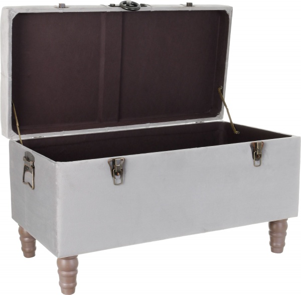 Сундук-пуф Shic S светло-серый 82,5х42х47 см 