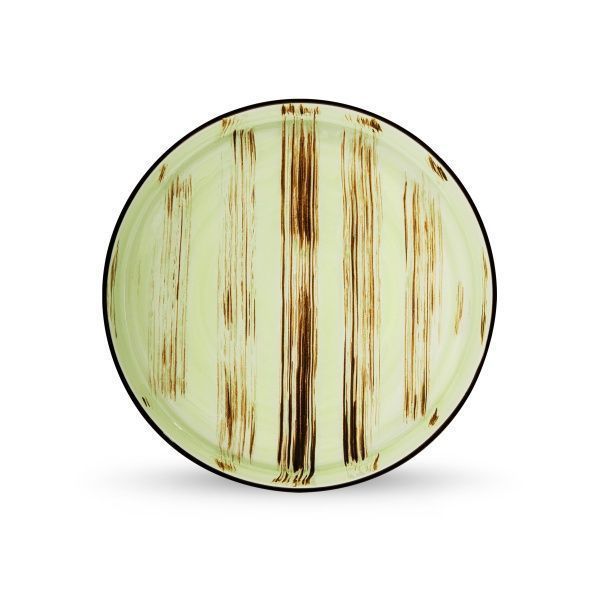Тарелка обеденная Scratch Pistachio с бортиком 28 см WL-668120/A Wilmax