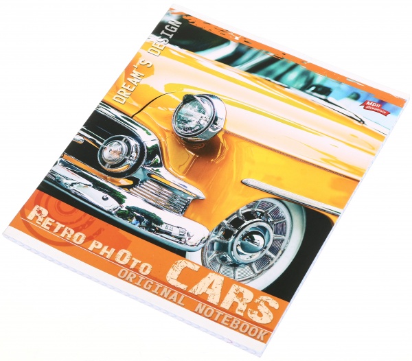 Тетрадь школьная с глитером 48 листов в клеточку в ассортименте Мечты сбываются